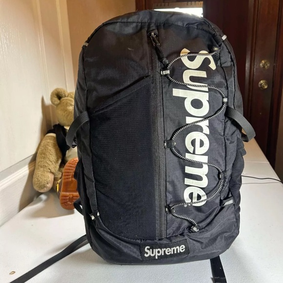 Supreme Backpack SS17 Black BOX LOGO 100% AUTHENTIC - Picture 11 of 13